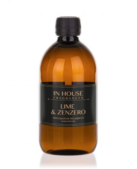 Lime Zenzero - Ricarica Profumo casa 500ml - In House Fragrances - Linea-Premium-Gida-Profumi